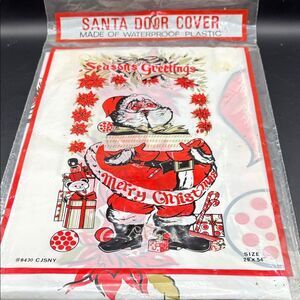 Vintage Santa Door Cover